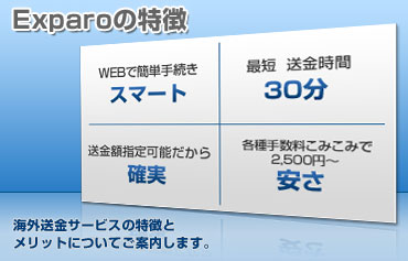 Exparoの特徴